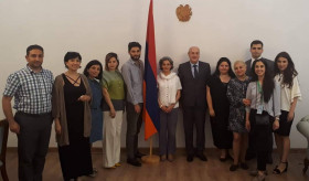 Визит армянской делегации, возглавляемой и.о. Министра культуры РА Назени Гарибян